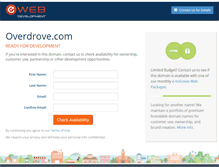 Tablet Screenshot of overdrove.com